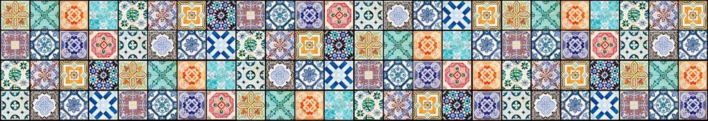 Fototapeta Dimex Vintage Tiles KI350-079 | 350 x 60 cm