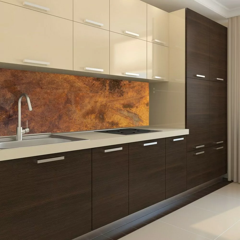 Fototapeta Dimex Scratched Copper KI260-105 | 260 x 60 cm