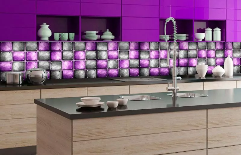 Fototapeta Dimex Metal Tiles KI350-078 | 350 x 60 cm