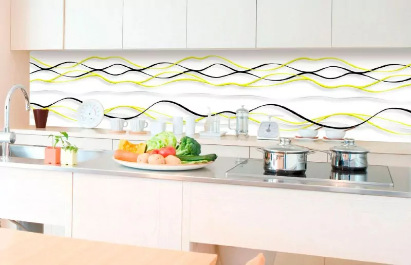 Fototapeta Dimex Yellow Waves KI350-100 | 350 x 60 cm