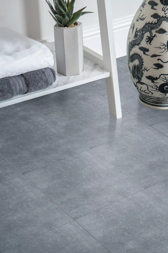 Samolepiace podlahové štvorce ŠEDÝ BETON 1m2 - 274-5058