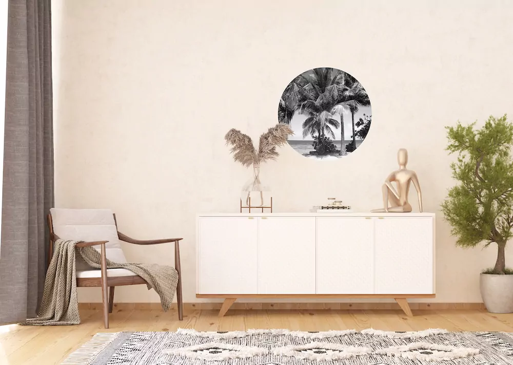 Samolepiaca fototapeta CR3209 Monochromatic Palms 70 x 70 cm