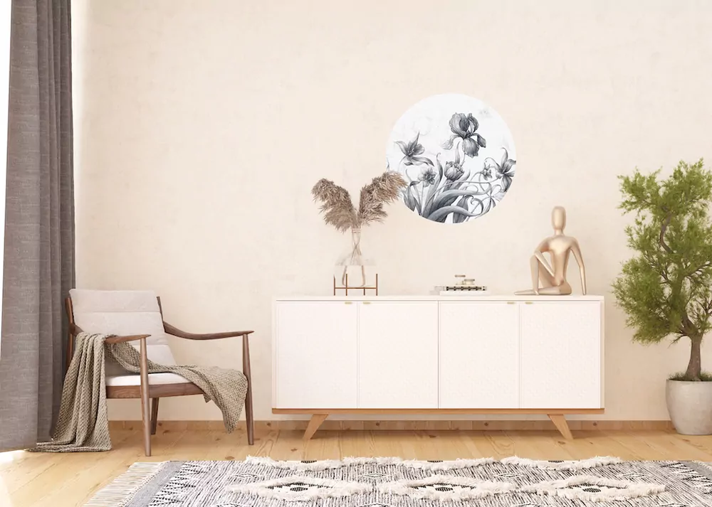 Samolepiaca fototapeta CR3212 Vintage Flowers 70 x 70 cm