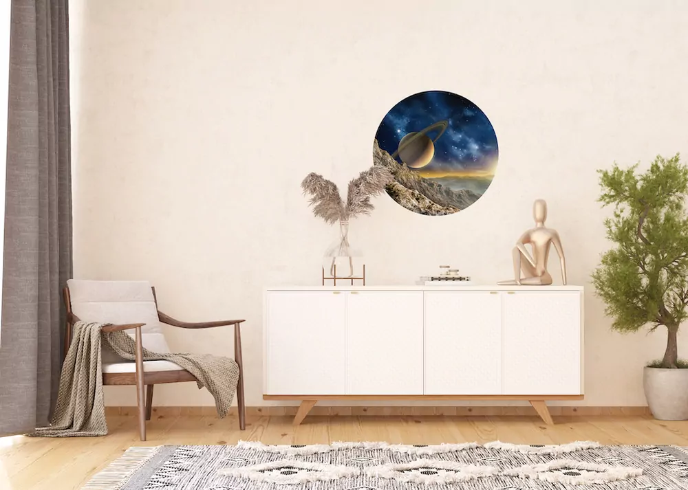 Samolepiaca fototapeta CR3215 View on Saturn 70 x 70 cm