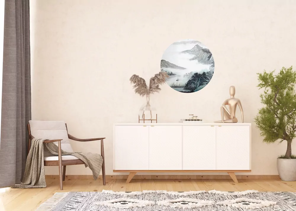 Samolepiaca fototapeta CR3216 Oriental Watercolor 70 x 70 cm