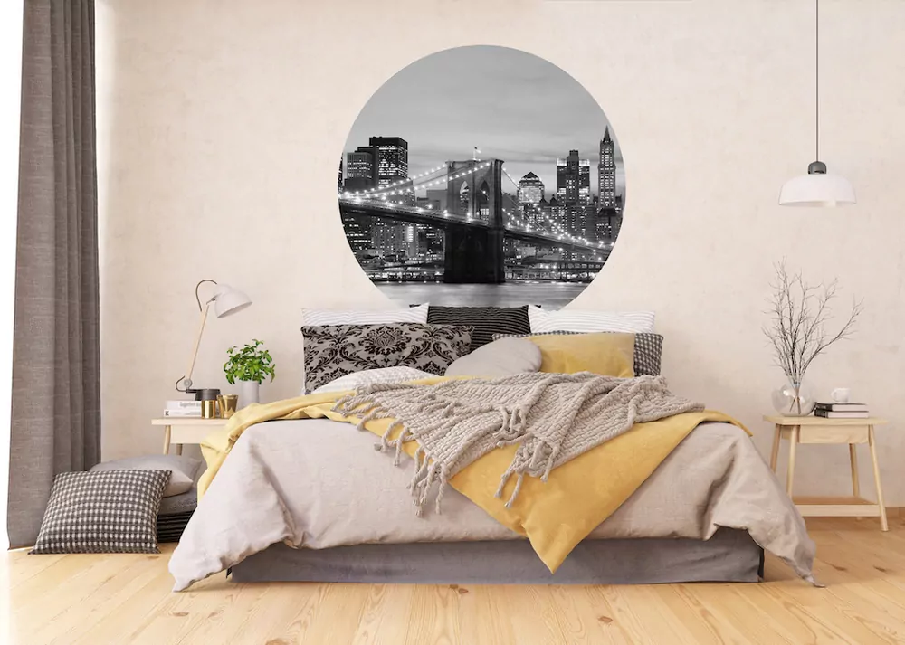 Samolepiaca fototapeta CR3308 Brooklyn Bridge 140 x 140 cm