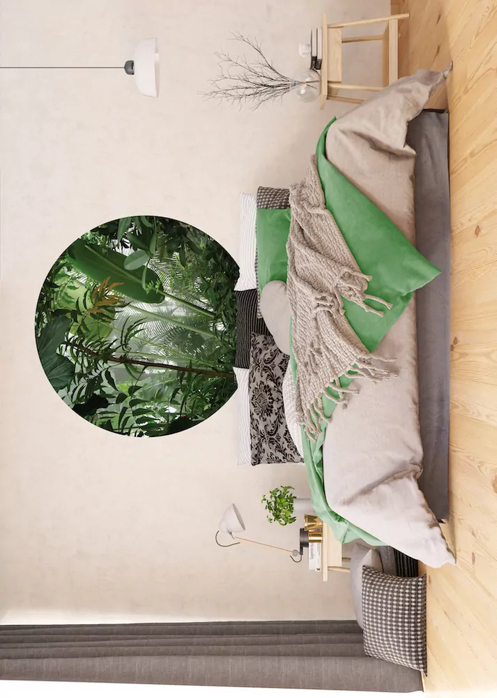 Samolepiaca fototapeta CR3313 Jungle 140 x 140 cm