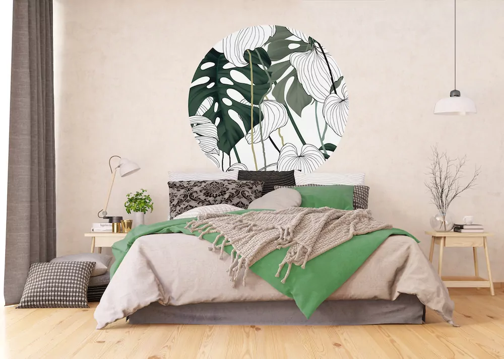 Samolepiaca fototapeta CR3323 Vector Leaves 140 x 140 cm