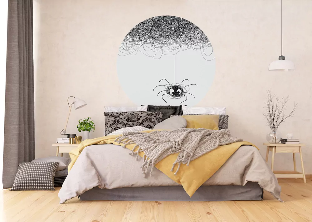 Samolepiaca fototapeta CR3325 Cute Spider 140 x 140 cm