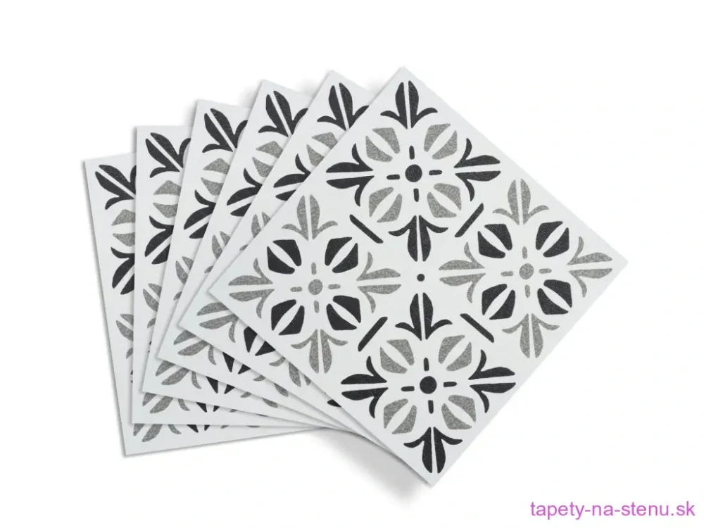 Samolepiace podlahové štvorce KUBICKÝ VZOR 1m2 - 274-5068