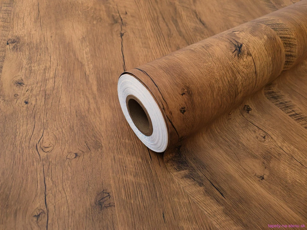 Renovačná fólie 99-6325 Gaštan Denver 90 cm x 21 m