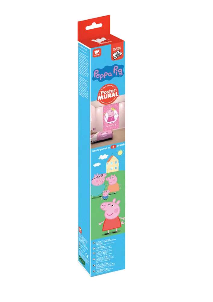 Walltastic fototapeta Princess Peppa Pig 152,4 x 243,8 cm