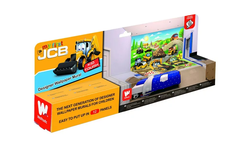 Fototapeta Walltastic Moje prvé JCB 304,8 x 243,8 cm