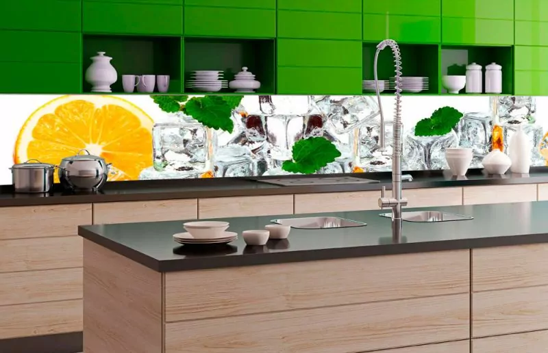 Fototapeta Dimex Lemon and Ice KI350-023 | 350 x 60 cm