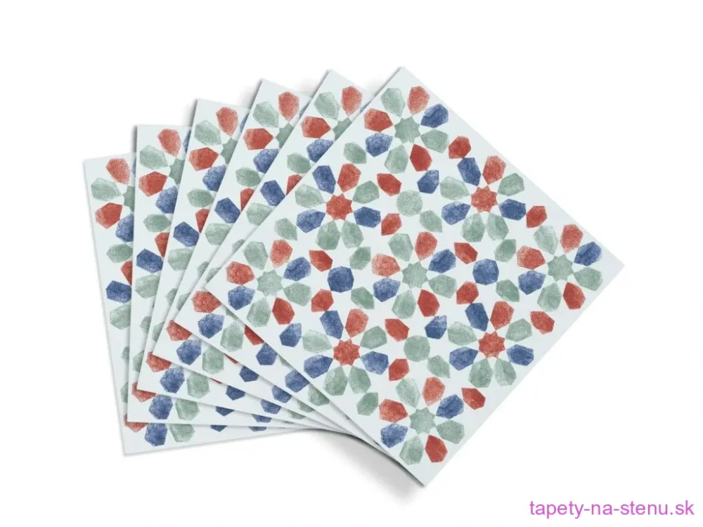 Samolepiace podlahové štvorce ŠPANIELSKE LISTY 1m2 - 274-5073