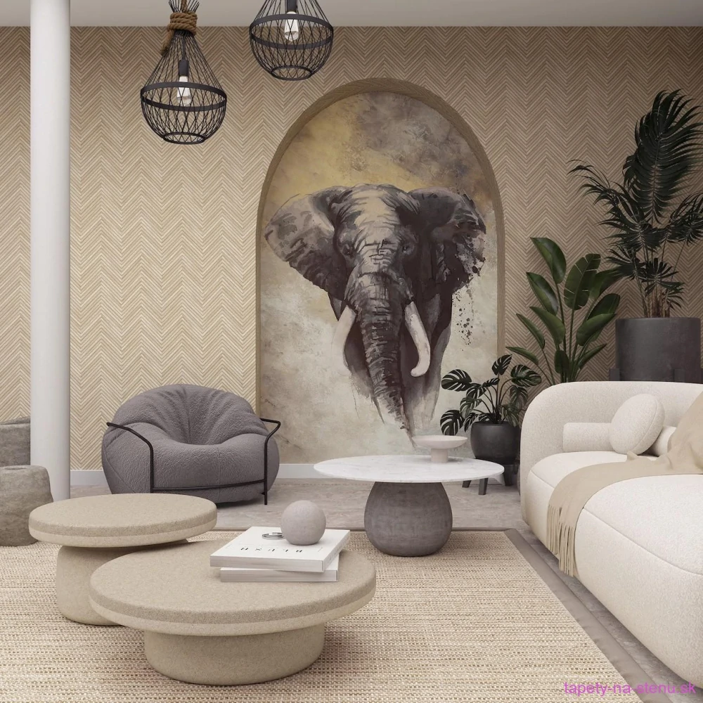 Marburg tapeta na stenu 33098 Travertino 2,70 x 1,59 m