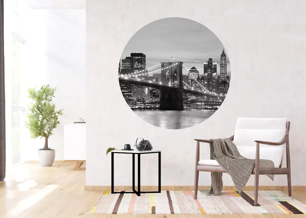 Samolepiaca fototapeta CR3308 Brooklyn Bridge 140 x 140 cm