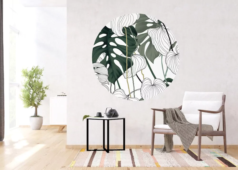 Samolepiaca fototapeta CR3323 Vector Leaves 140 x 140 cm