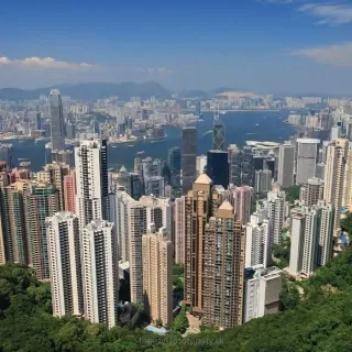 Vliesové fototapety Hongkong L-106