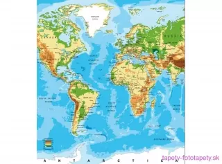 DIMEX fototapeta Mapa sveta  MS-3-0261 - 225 x 250 cm