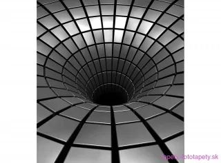 DIMEX fototapeta Strieborný tunel MS-3-0278 - 225 x 250 cm