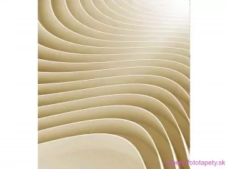 DIMEX fototapeta 3D béžové vlny MS-3-0296 - 225 x 250 cm