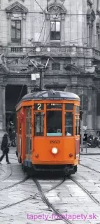 AG Design fototapeta FTN V 2882 Tram 90 x 202 cm