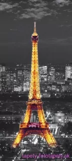 AG Design fototapeta FTN V 2912 Eiffel in the night 90 x 202 cm