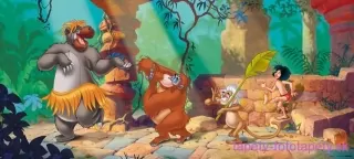 AG Design fototapeta FTDN H 5355 Jungle book 202 x 90 cm