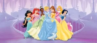 AG Design fototapeta FTDN H 5318 Princesses 202 x 90 cm