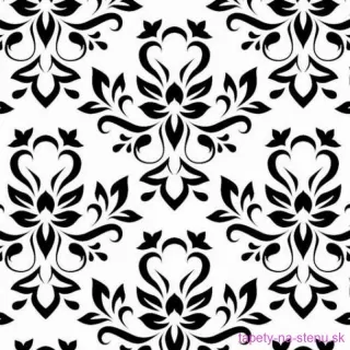 Patifix fólie 15-6320 Čiernobiely ornament 45 cm x 15 m