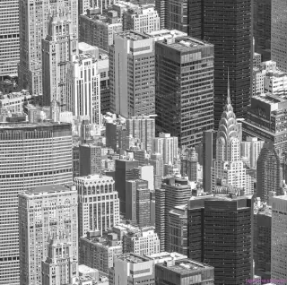 Patifix fólie 15-6765 Čiernobiely New York 45 cm x 15 m