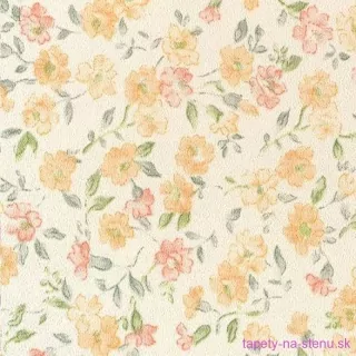 Patifix fólie 15-6840 Oranžové kvety 45 cm x 15 m