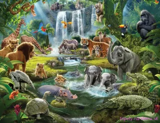 Walltastic fototapeta Jungle 304,8 x 243,8 cm