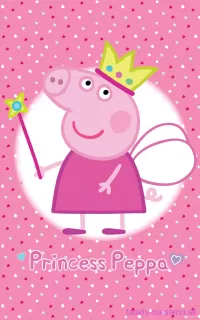 Walltastic fototapeta Princess Peppa Pig 152,4 x 243,8 cm