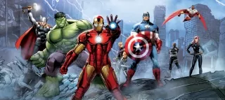 AG Design fototapeta FTDN H 0628 Avengers 202 x 90 cm