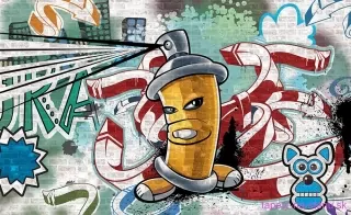 Vavex fototapeta 22133 Graffiti 416 x 254 cm
