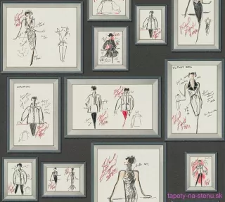 A.S.Creation tapeta 37846-1 Karl Lagerfeld 0,53 x 10,05 m