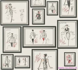 A.S.Creation tapeta 37846-3 Karl Lagerfeld 0,53 x 10,05 m