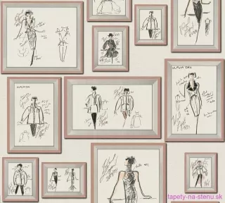 A.S.Creation tapeta 37846-4 Karl Lagerfeld 0,53 x 10,05 m