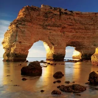 Vliesové fototapety Algarve Beach L-165