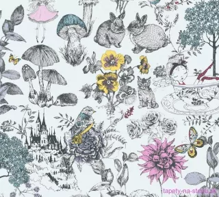 Vliesová tapeta 38120-1 Little Love - 0,53 x 10,05 m