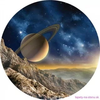 Samolepiaca fototapeta CR3215 View on Saturn 70 x 70 cm