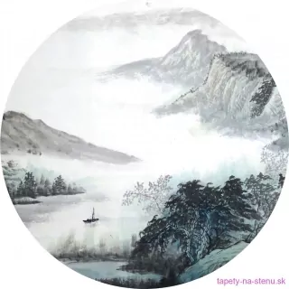 Samolepiaca fototapeta CR3216 Oriental Watercolor 70 x 70 cm