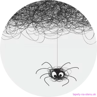 Samolepiaca fototapeta CR3325 Cute Spider 140 x 140 cm