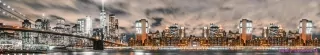 Fototapeta Dimex Nočný Manhattan KI350-117 | 350 x 60 cm