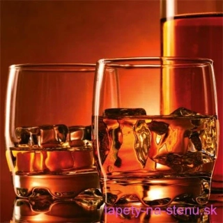 Tapeta na mieru Whiskey 120 x 120 cm