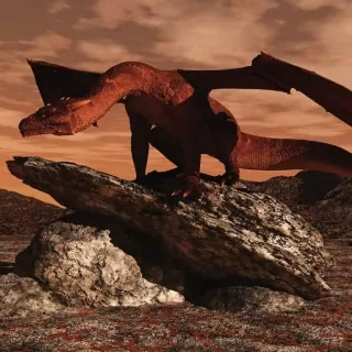 Vliesové fototapety Drak L-233