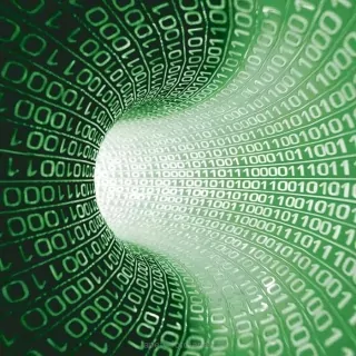 Vliesové fototapety Matrix zelený L-236