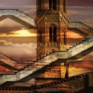 Vliesové fototapety Ethereal Tower L-237